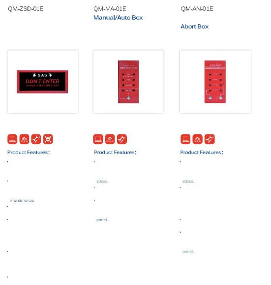 Gas Release Control Boxes (Disable / Manual-Auto / Abort)